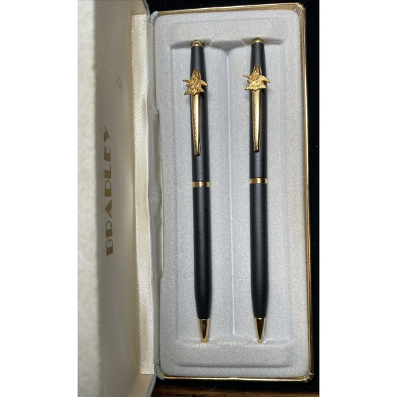 Vintage Anheuser-Busch Beer Bar Bradley Ball Point Pen & Mechanical Pencil Set - Picture 3 of 16